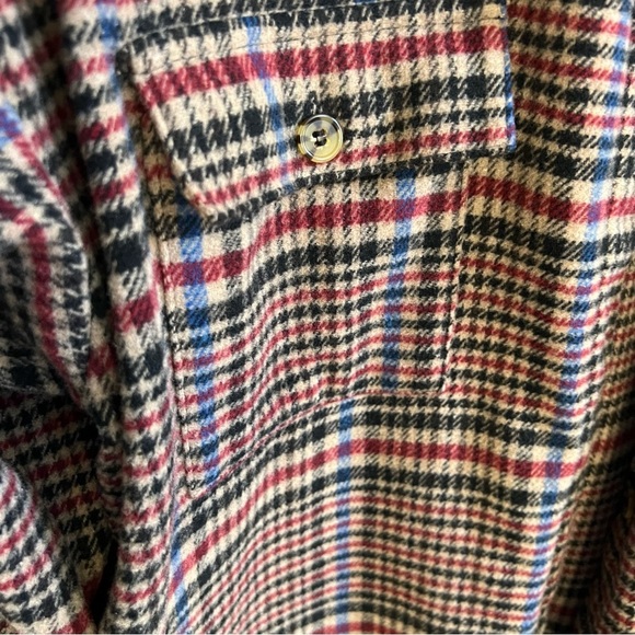 Noisy May Flanny Plaid Flannel Oversized Shacket SZ L - Picture 5 of 9